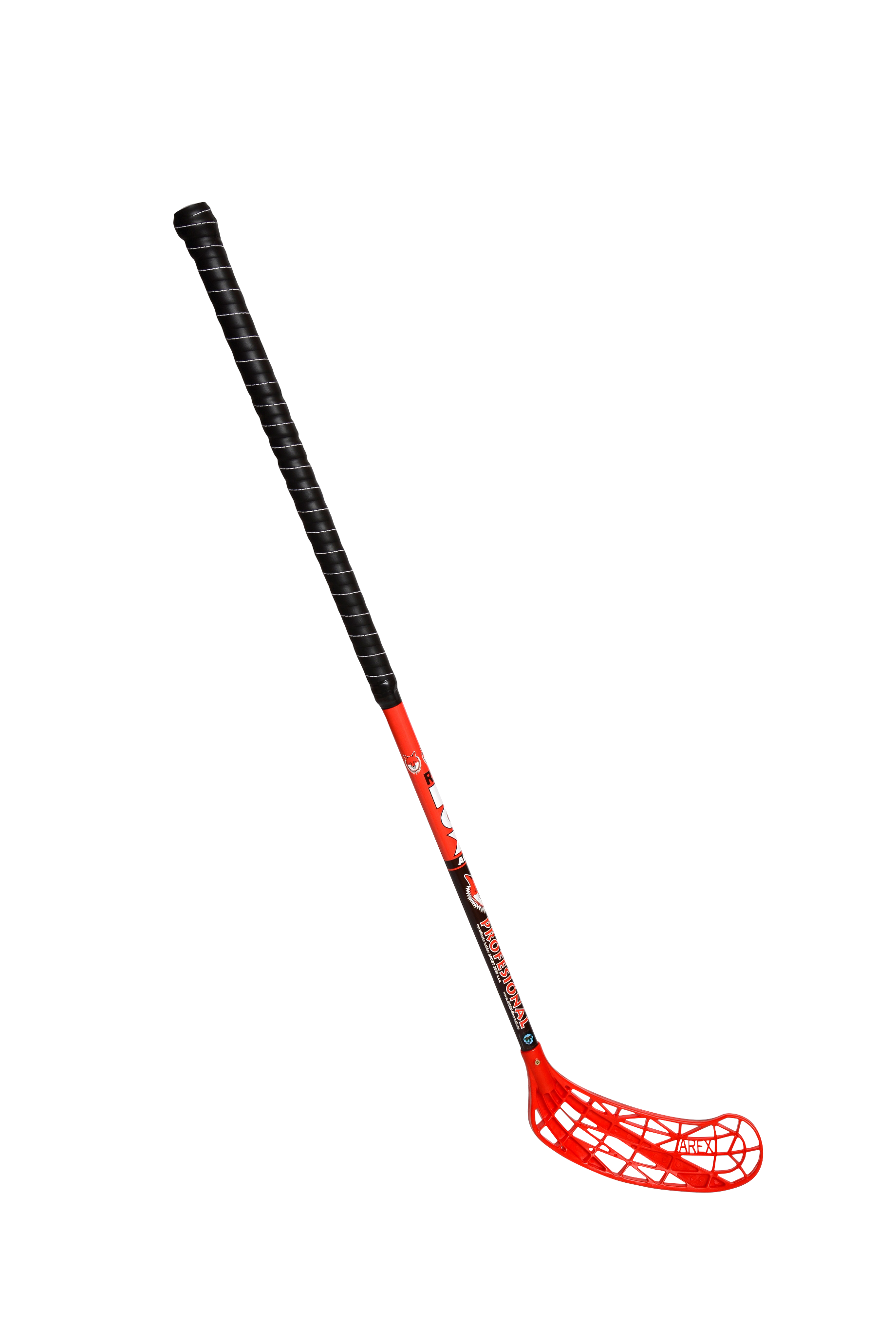 Arex floorball stick Red Fox IFF 75-100 cm floorball stick (red, left, 100 cm)